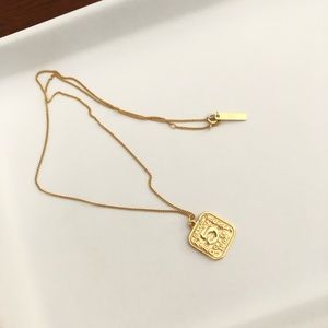 New Gold Plated 925 Sterling Silver Necklace